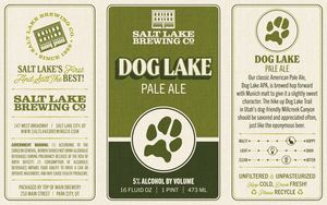 Salt Lake Brewing Co. Dog Lake