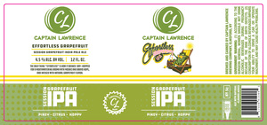 Captain Lawrence Brewing Company Effortless Grapefruit April 2024
