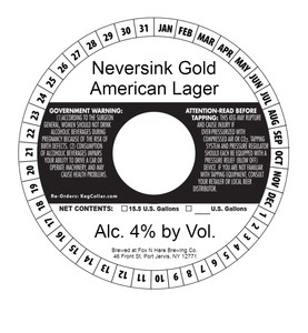 Neversink Gold American Lager