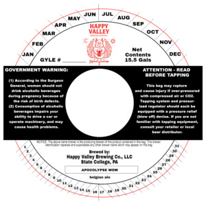 Apocolypse Wow (belgian Ale) 