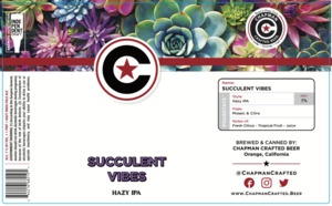 Chapman Crafted Beer Succulent Vibes