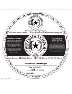 Bold Republic Brewing Company Bell's Helles