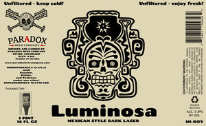 Paradox Beer Company Luminosa