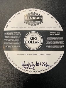 Sturgis Brewing Company LLC Windy Day Wit