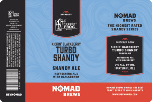 Nomad Brews Kickin' Blackberry Turbo Shandy