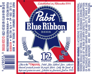 Pabst Blue Ribbon 