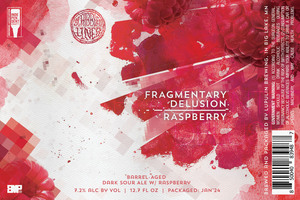 Scribbled Lines Fragmentary Delusion Raspberry