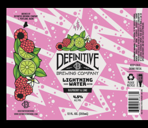 Lightning Water Raspberry & Lime 