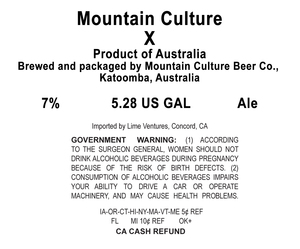 Mountain Culture X