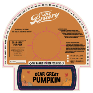 The Bruery Dear Great Pumpkin