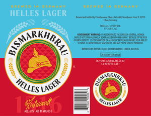Bismarkhbrau Lager 