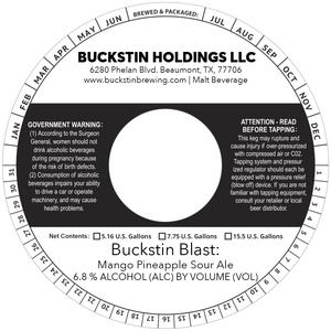 Buckstin Blast: Mango Pineapple 