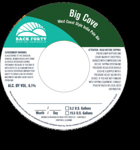 Back Forty Beer Co. Huntsville Big Cove