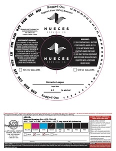 Nueces Brewing Borracho League May 2024