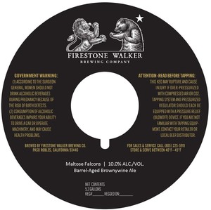 Firestone Walker Brewing Company Maltose Falcons