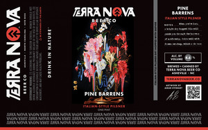 Terra Nova Beer Co Pine Barrens Italian-style Pilsner