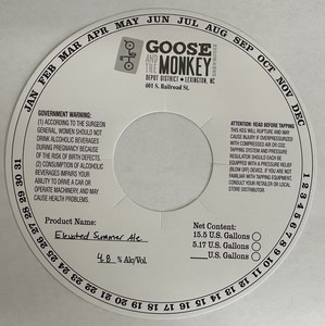 Goose And The Monkey Brewhouse Elevated Summer Ale