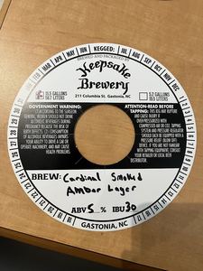 Cardinal Smoked Amber Lager May 2024