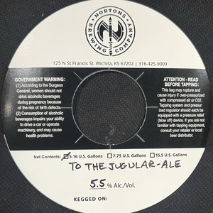 Nortons Brewing Company To The Jugular