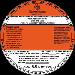 Frankenboltzzzz Brewing Co Badges? We Don't Need No Stinkin Badges! Blonde Ale
