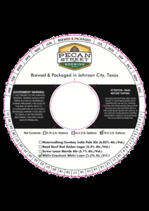 Pecan Street Brewing White Elephant White Lager