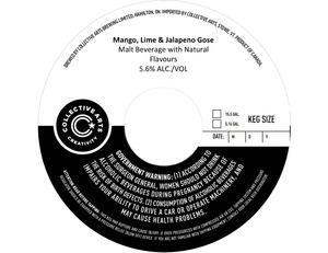 Collective Arts Mango, Lime & Jalapeno Gose