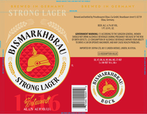 Bismarkhbrau Strong Lager 