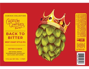 Creature Comforts Brewing Co. Back To Bitter