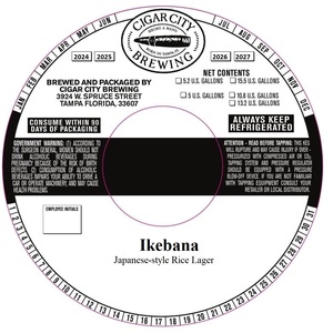 Cigar City Brewing Ikebana