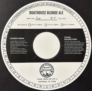 Boathouse Blonde Ale 