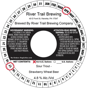Sour Trout - Strawberry Wheat Beer 