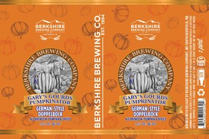 Berkshire Brewing Company, Inc. Gary's Gourds Pumpkinator