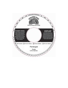 Strange Days Brewing Company Pendergast Porter