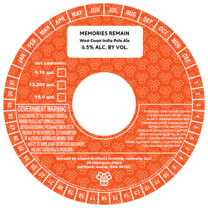 Memories Remain West Coast India Pale Ale