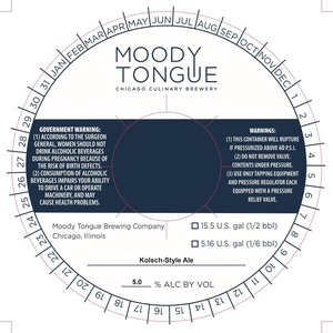 Moody Tongue Kolsch Ale