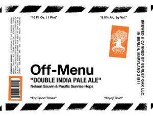 Burley Oak Off-menu