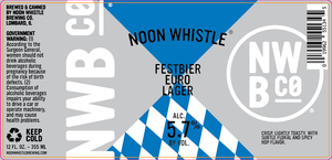 Noon Whistle Brewing Festbier Euro Lager May 2024