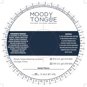 Moody Tongue Daidai Pilsner