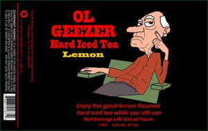Ol Geezer Hard Iced Tea - Lemon May 2024