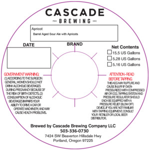 Cascade Brewing Apricot